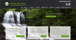 Desktop Screenshot of healingfrontiers.com