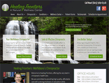 Tablet Screenshot of healingfrontiers.com